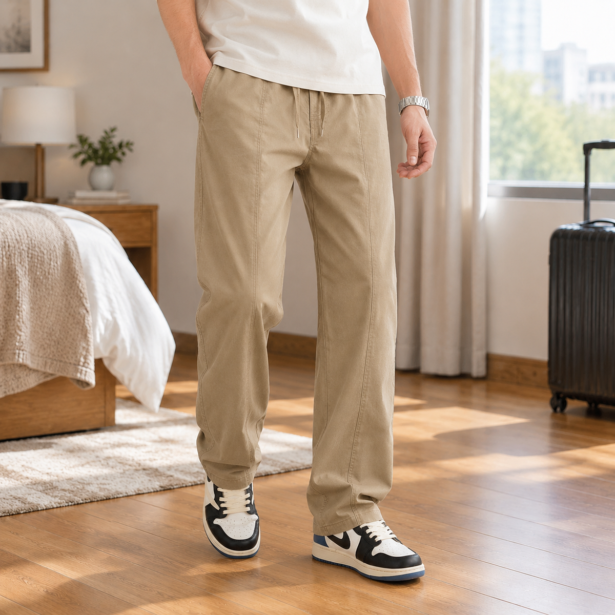 Blake Seamed Relaxed Pants