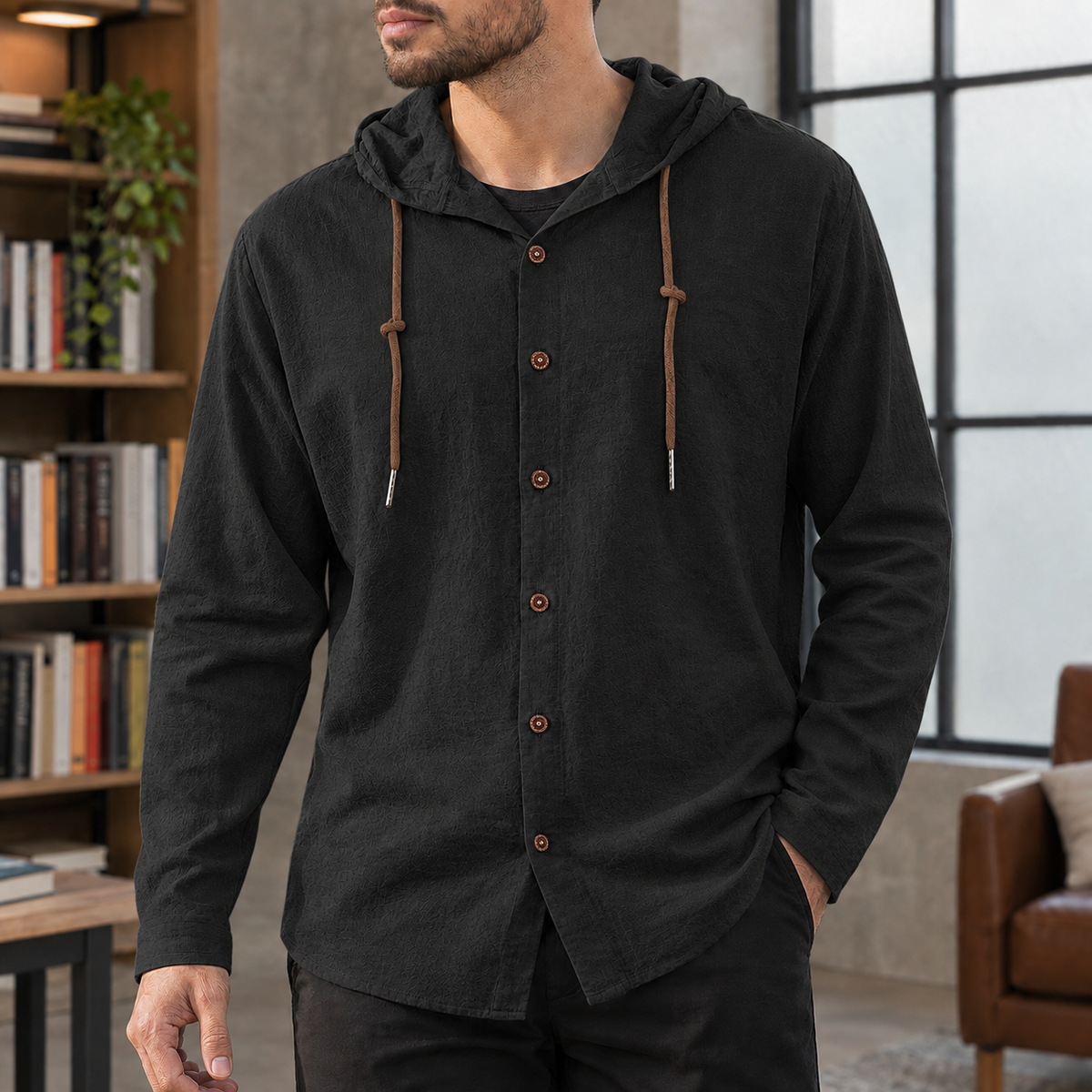 Dorian Hooded Shirt