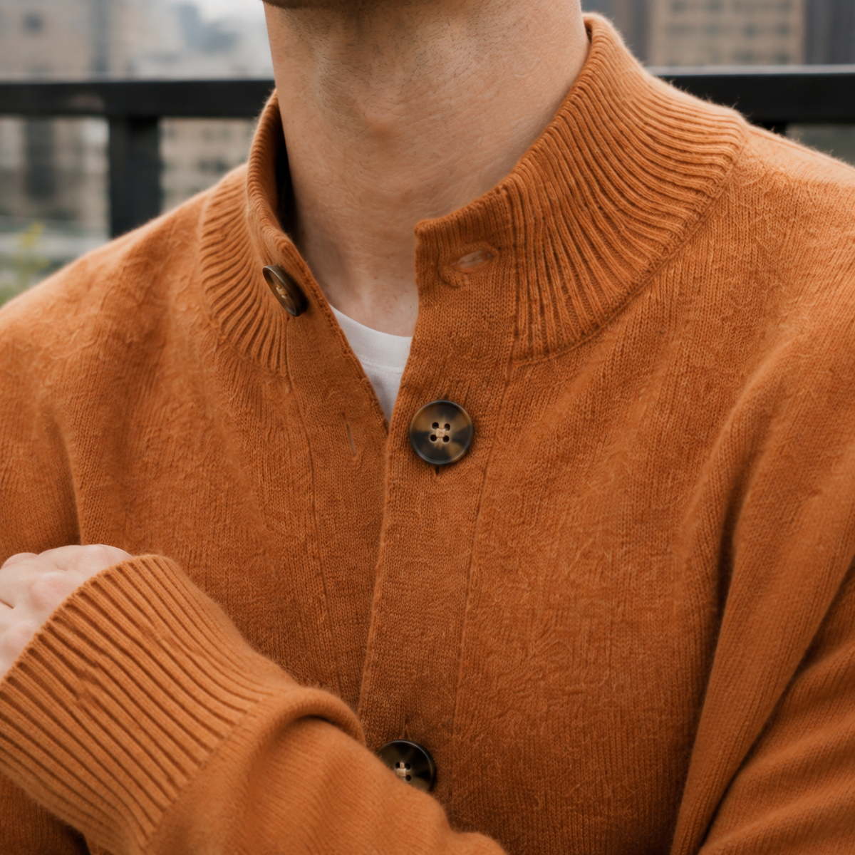 Tristan Cashmere-Feel Cardigan