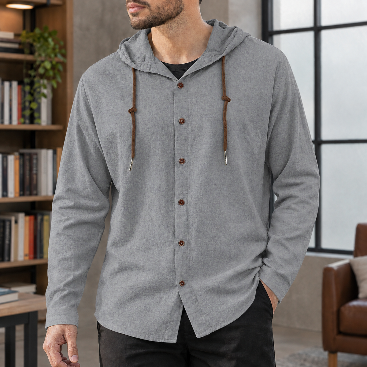 Dorian Hooded Shirt