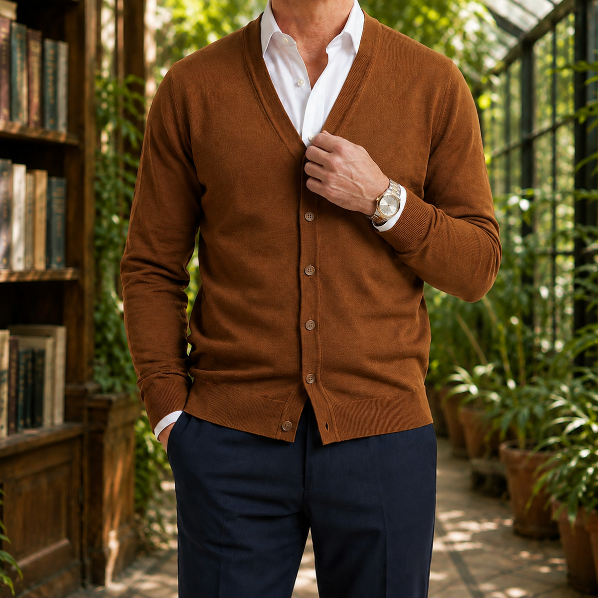Pascal V Neck Cardigan