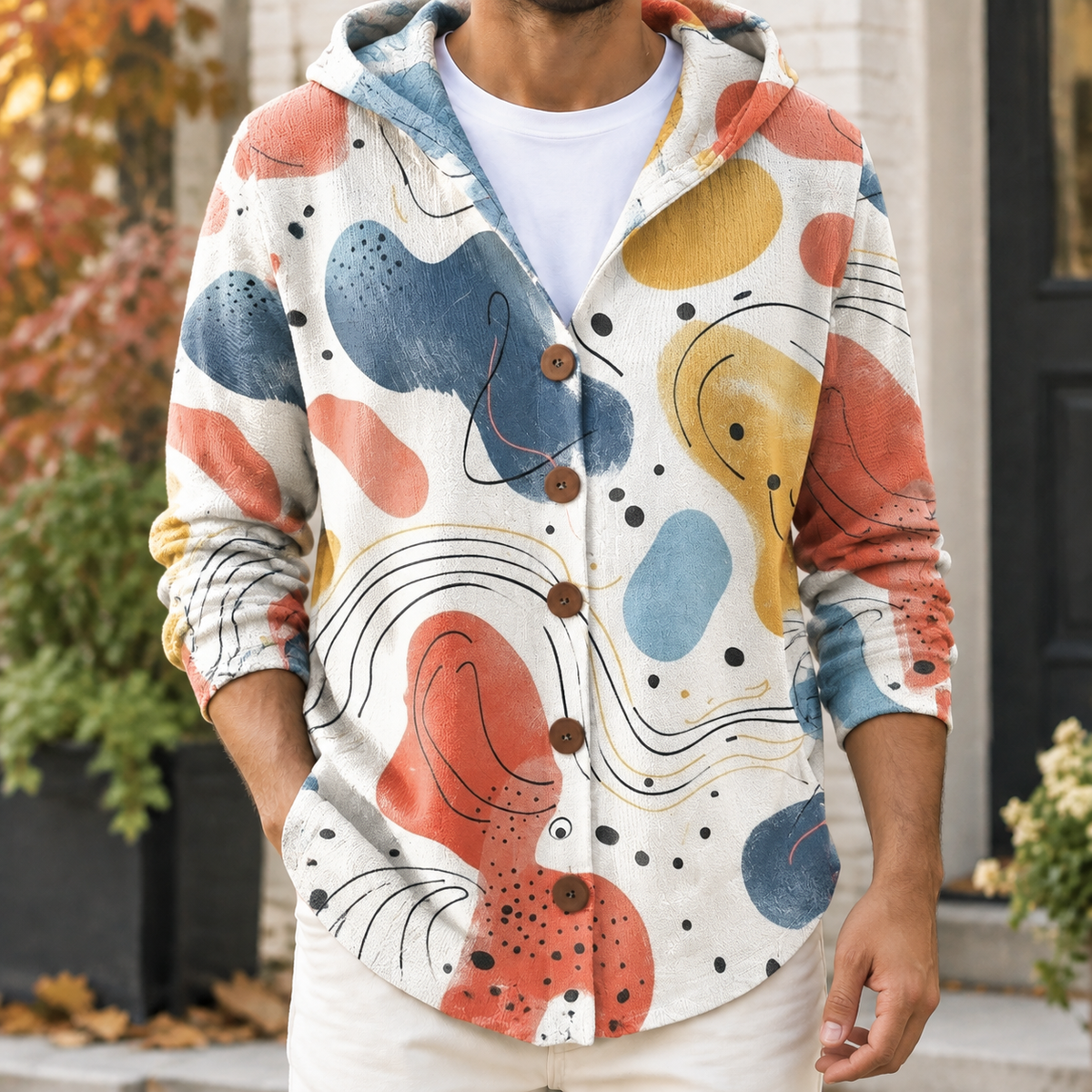 Florian Hooded Cardigan