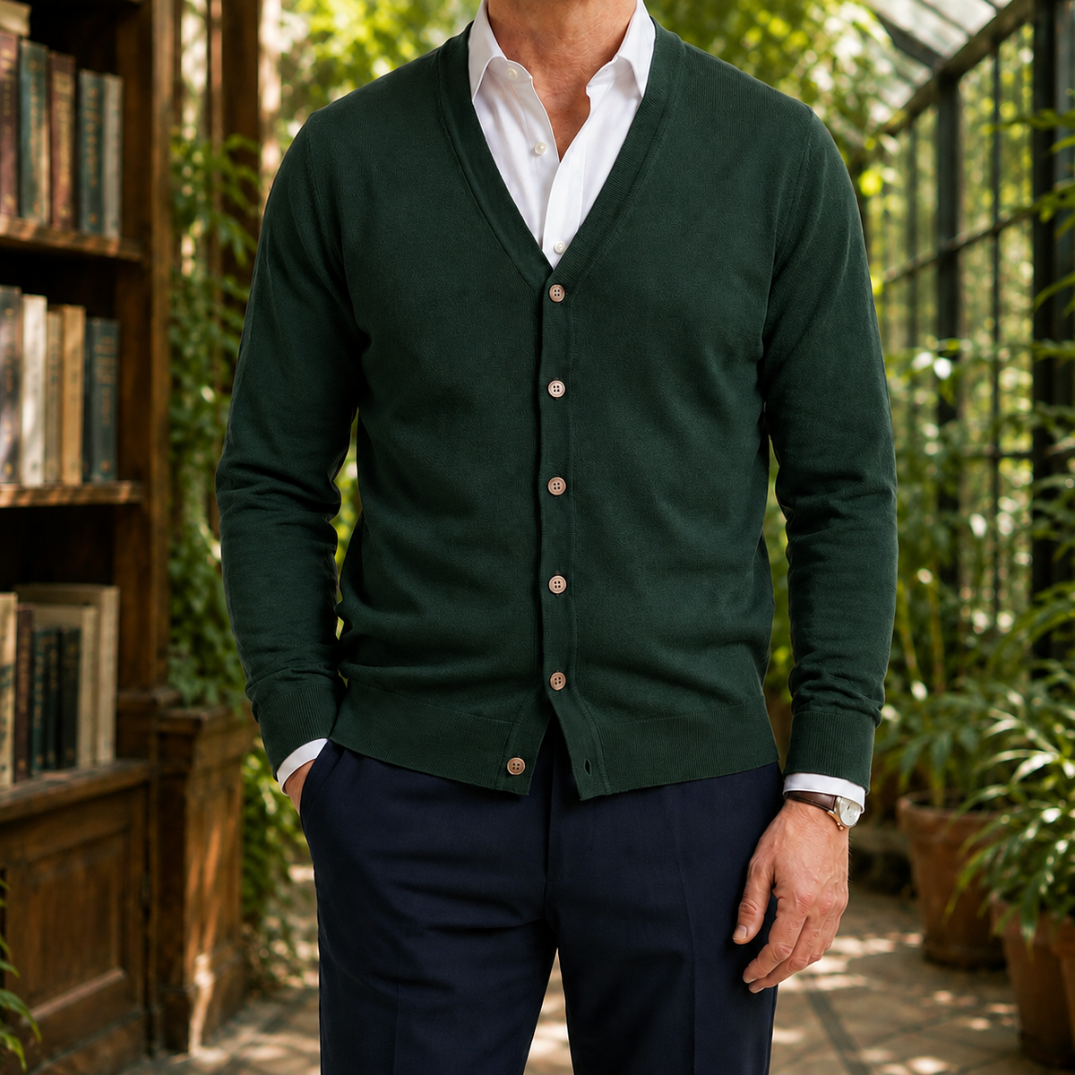 Pascal V Neck Cardigan