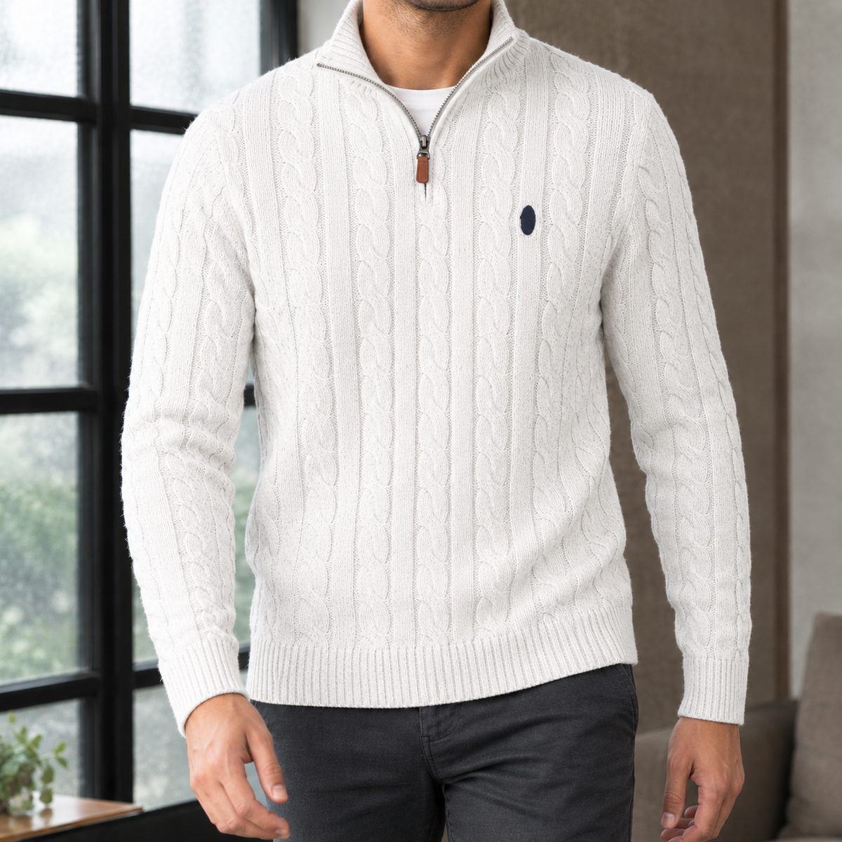 Freddie Cable Knit Sweater
