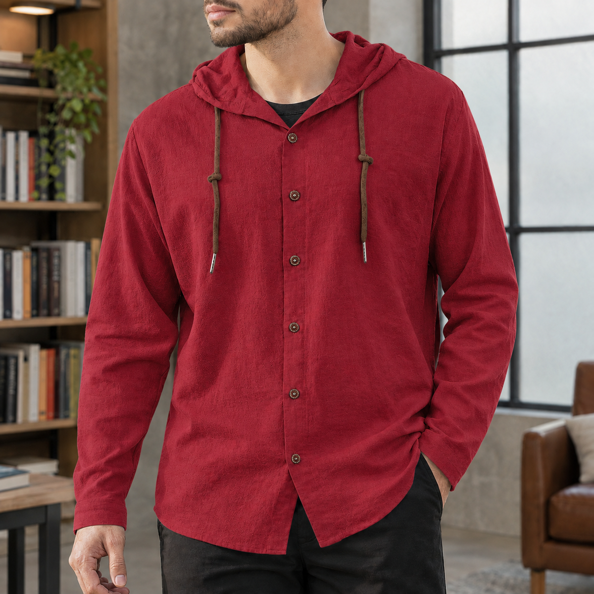 Dorian Hooded Shirt