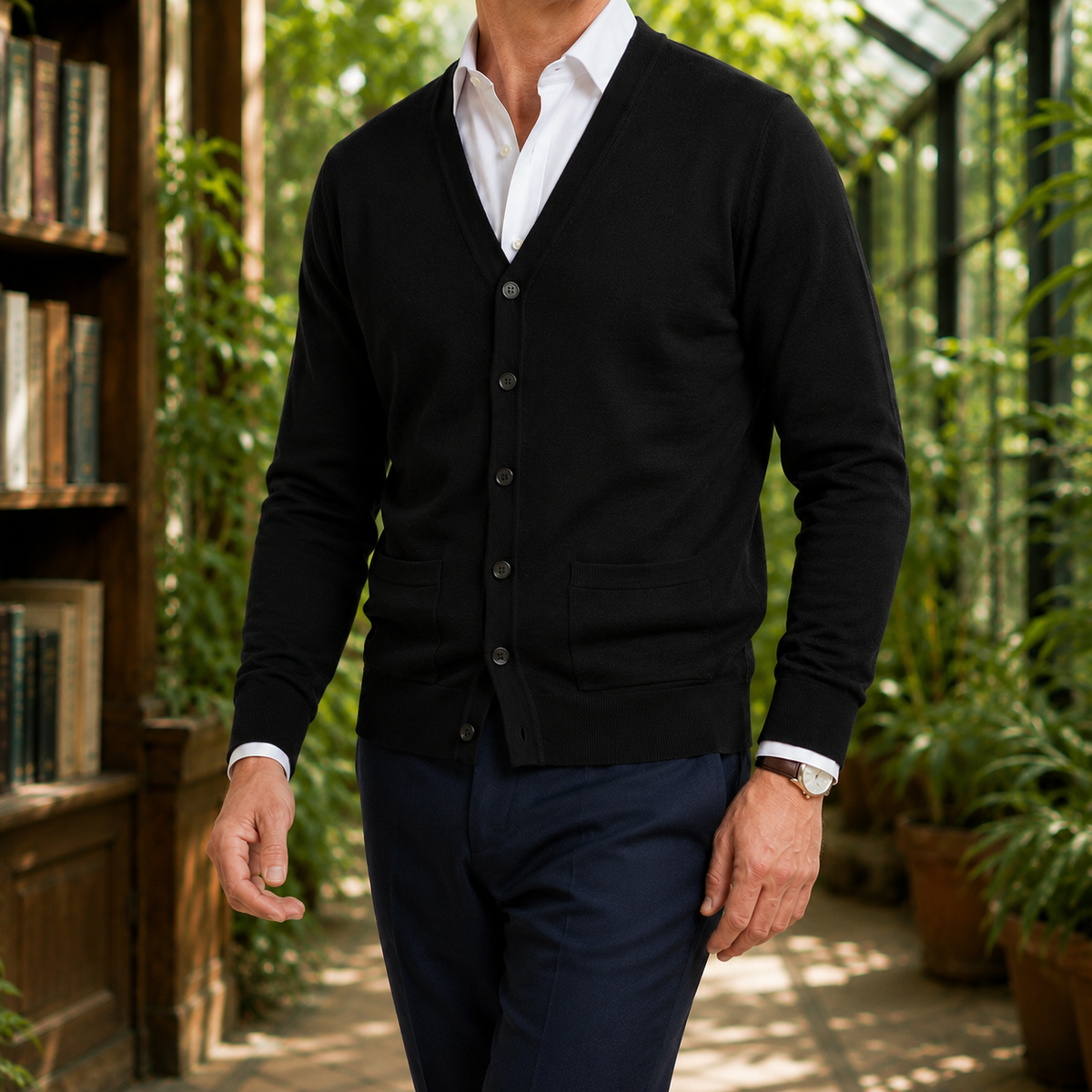 Pascal V Neck Cardigan