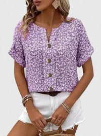 Style200™ | Floral Cotton Summer Blouse for Every Occasion