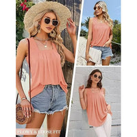 Nora™ | Sleeveless Top with Square Neckline