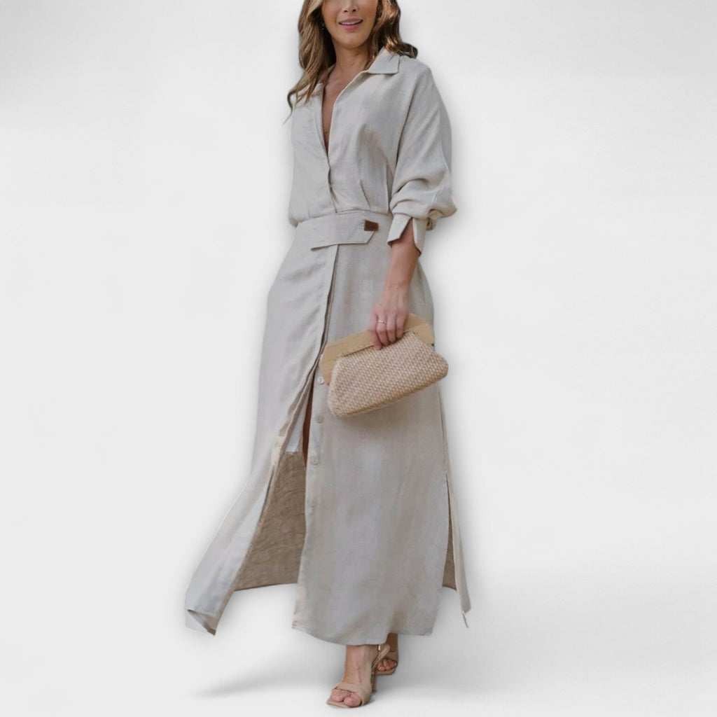 Style200™ | Jeanette V-Neck Maxi Dress for Special Occasions