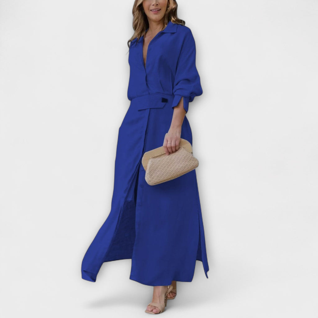 Style200™ | Jeanette V-Neck Maxi Dress for Special Occasions