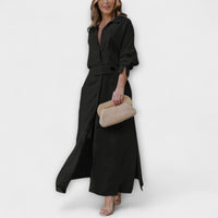Style200™ | Jeanette V-Neck Maxi Dress for Special Occasions