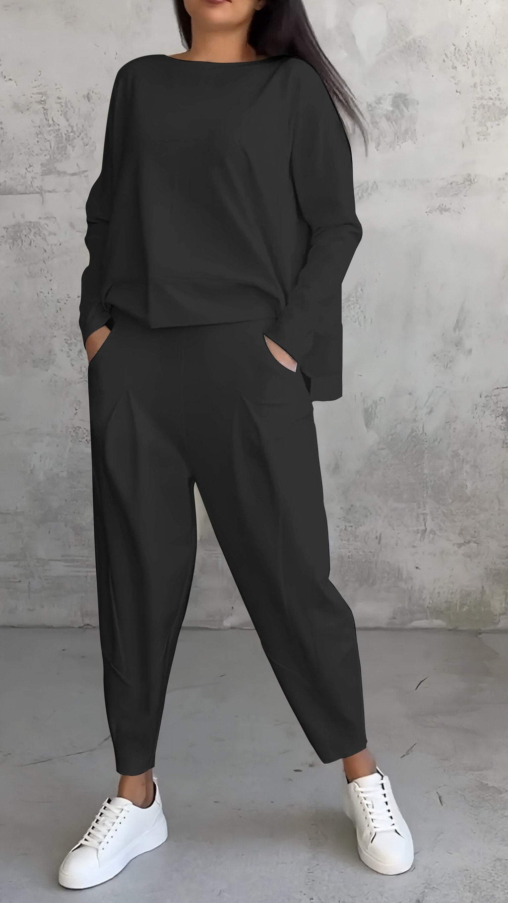 Nora™ | Women's 2 Piece Lounge Set Long Sleeve Top and Pants