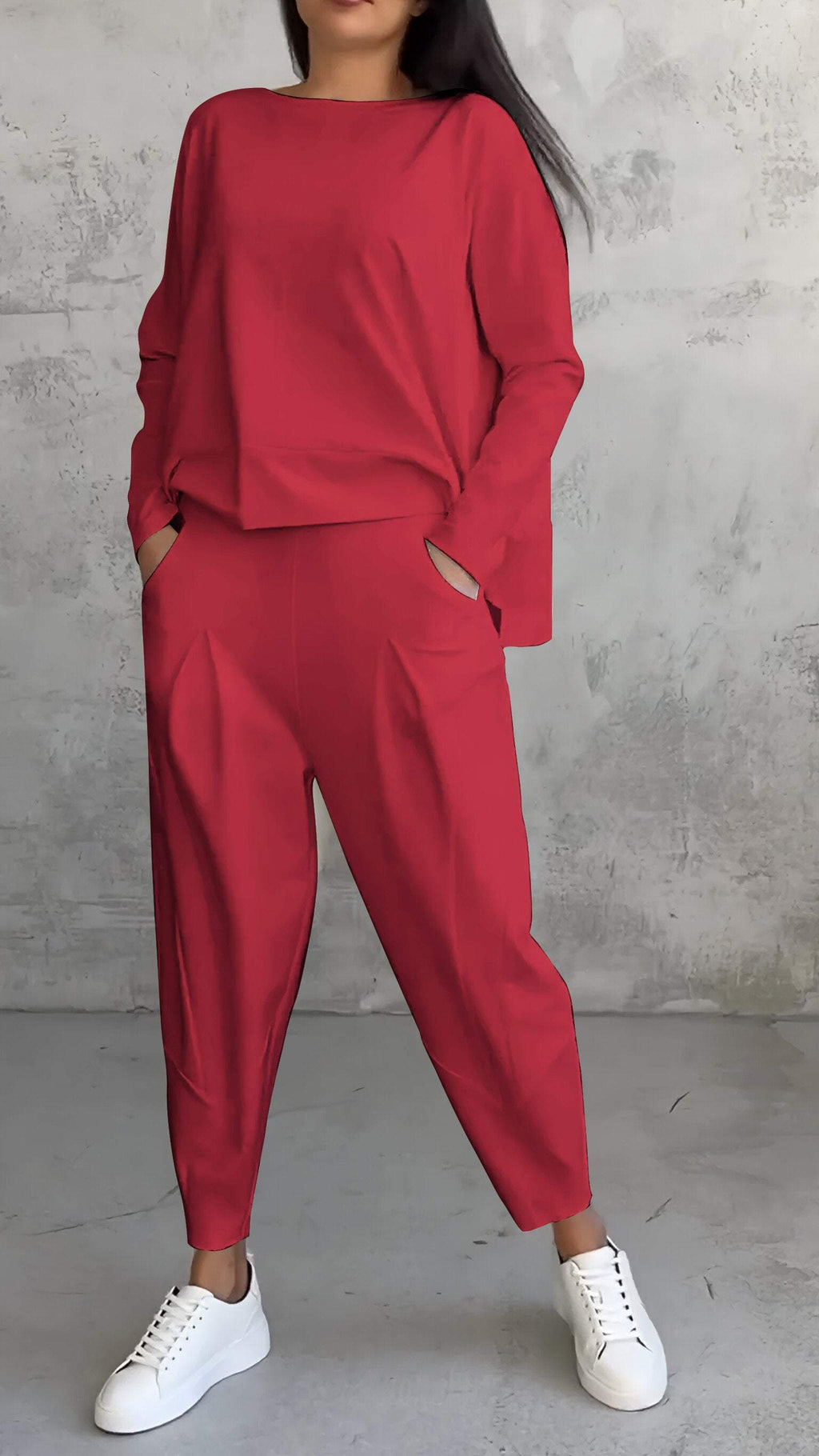 Nora™ | Women's 2 Piece Lounge Set Long Sleeve Top and Pants
