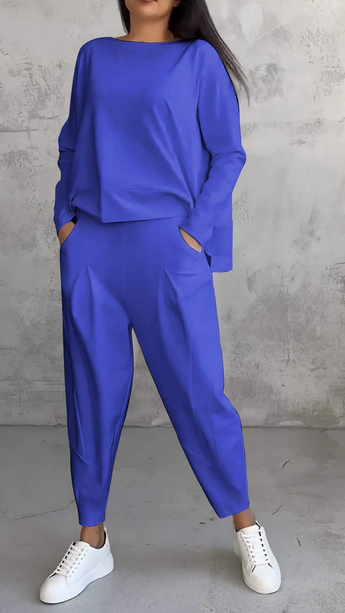 Nora™ | Women's 2 Piece Lounge Set Long Sleeve Top and Pants