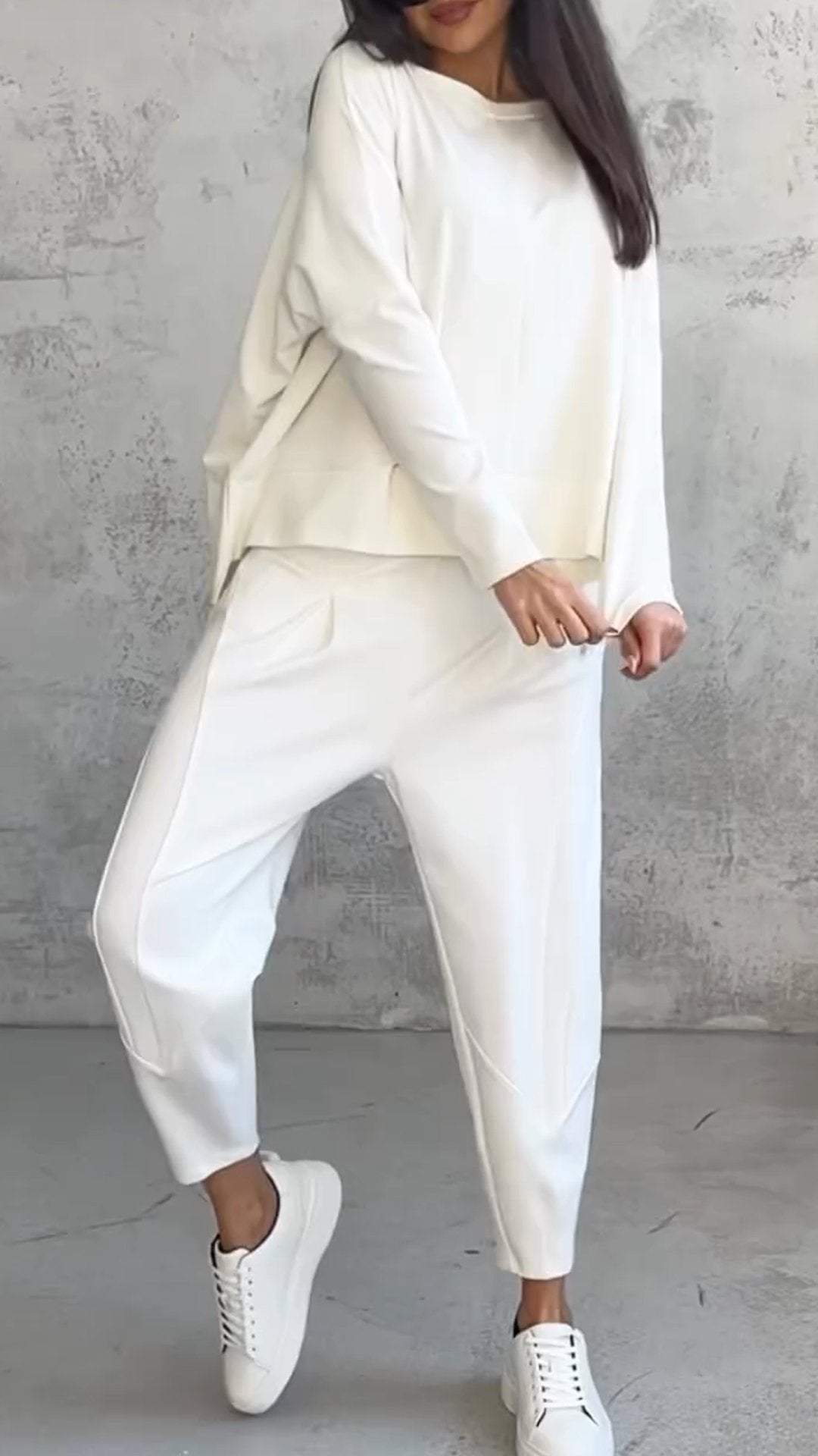 Nora™ | Women's 2 Piece Lounge Set Long Sleeve Top and Pants