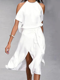 Dorothée™ | Stephanie - Halter Midi Dress