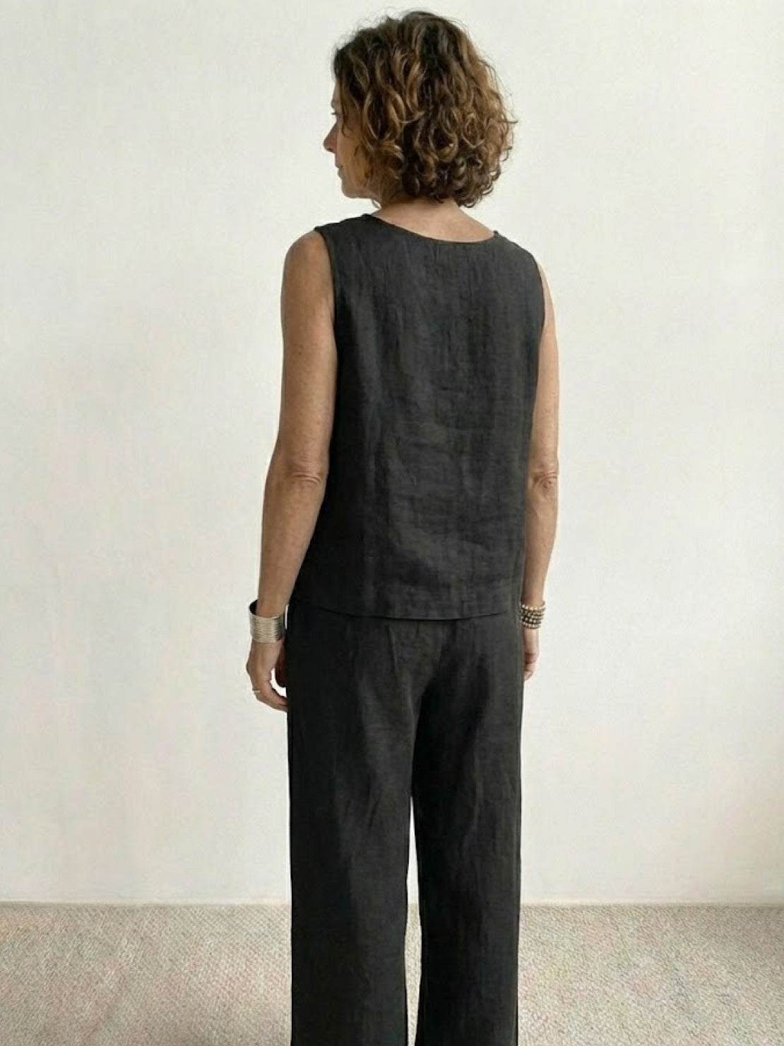 Olivia™ | Women's Sleeveless Tank Top and Wide-Leg Pants Set