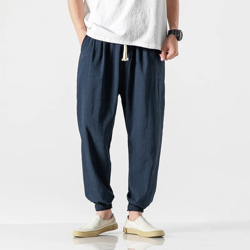 Jasper Baggy Cotton-Blend Joggers