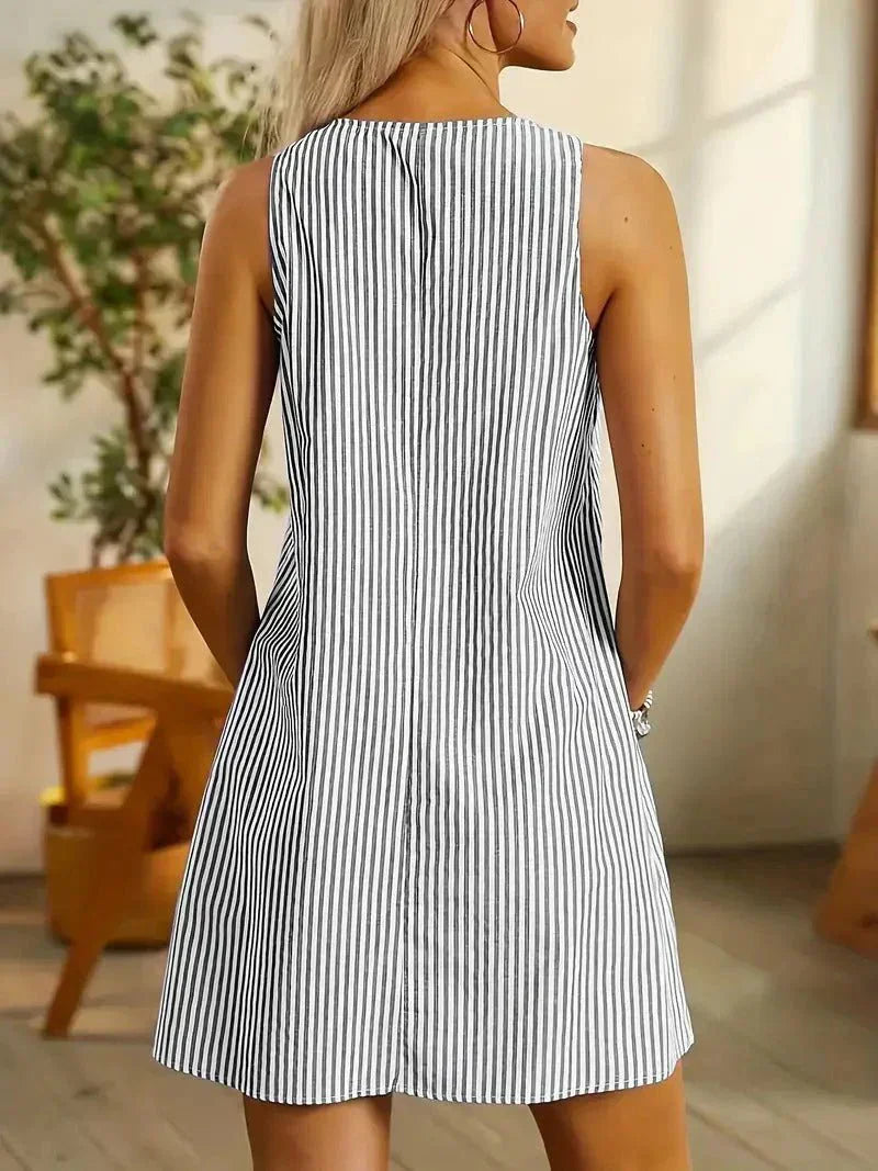 Kasimira™ | Chic Striped Mini Dress for Every Occasion