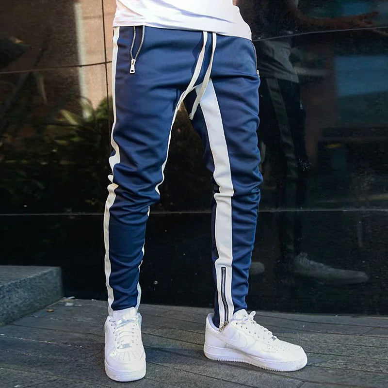 Cormac Striped Zip Joggers