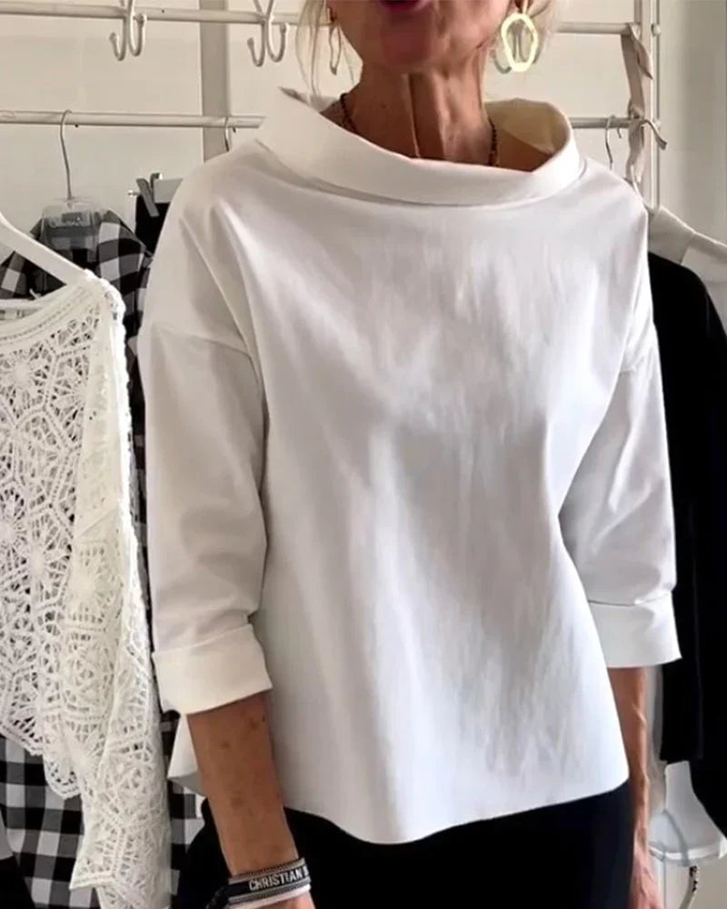 Maya™ | Women's Bateau Neck 3/4 Sleeve Casual Top