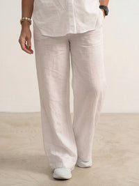 Vivian™ | Women's Casual Button-Down Shirt and Wide-Leg Pants Set