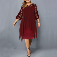 Florentine™ | Mia – Elegant Midi Dress in Plus Size