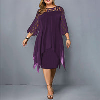 Florentine™ | Mia – Elegant Midi Dress in Plus Size