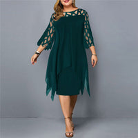 Florentine™ | Mia – Elegant Midi Dress in Plus Size