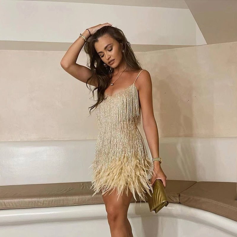 Aria™ | Women’s Summer Fitted Sequin Cocktail Mini Dress