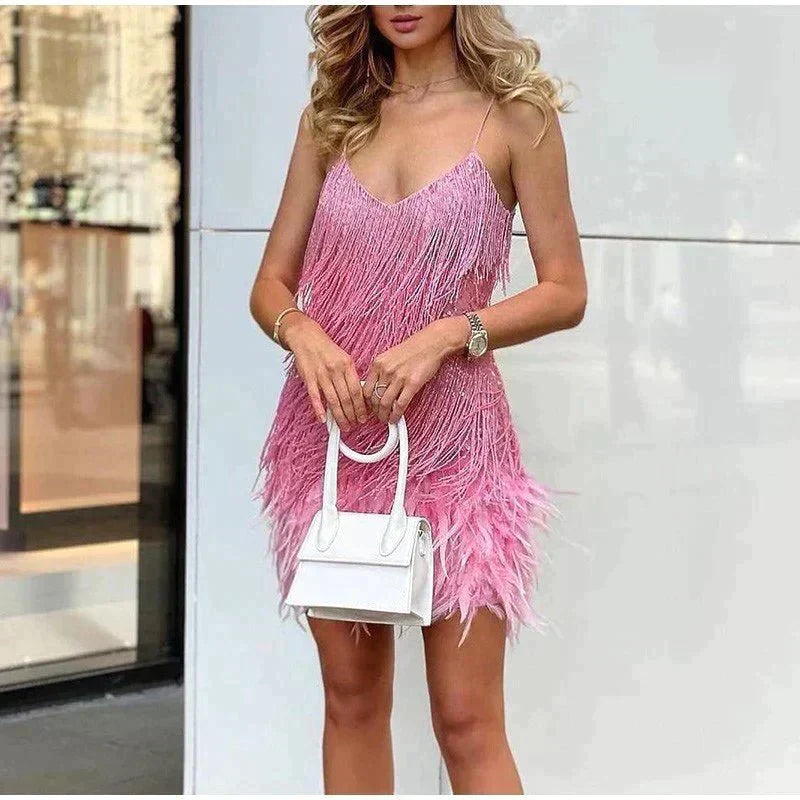 Aria™ | Women’s Summer Fitted Sequin Cocktail Mini Dress