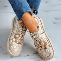 Maja™ | Eva - Stylish Embroidered Lace Footwear for Special Occasions