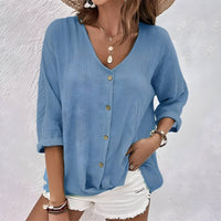 Marcia™ | Relaxed Button-Up Blouse