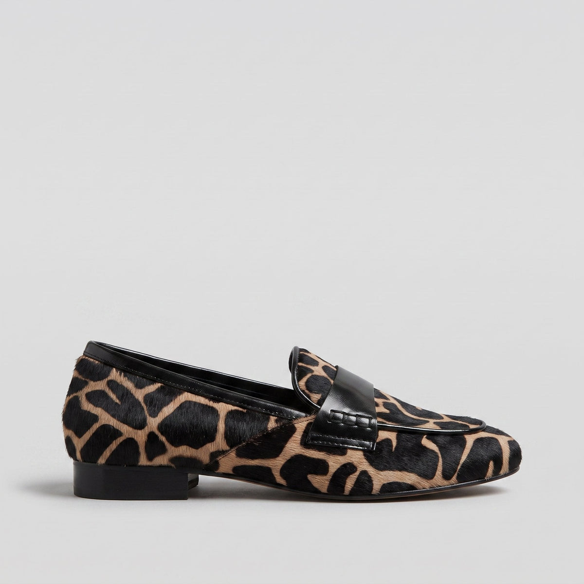 Harriet™ | Animal Print Strap Loafers