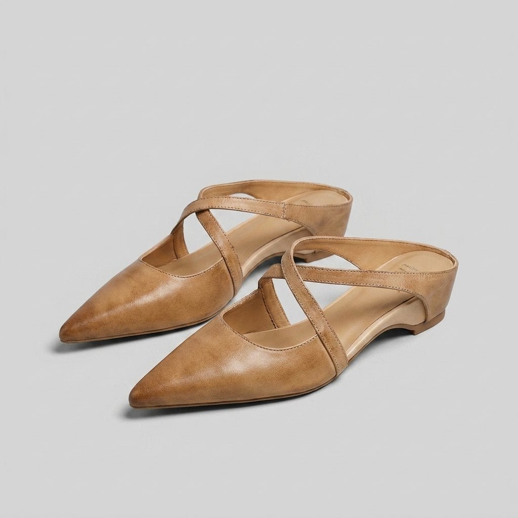 Genevieve™ | Pointed Toe Mule Heels