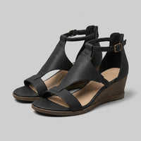 Josephine™ | T-Strap Wedge Sandals