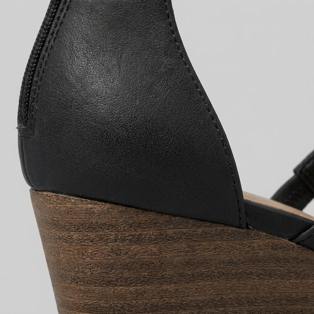 Josephine™ | T-Strap Wedge Sandals