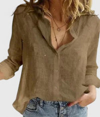 Elena™ | Chic Blouse for Office & Evening Wear