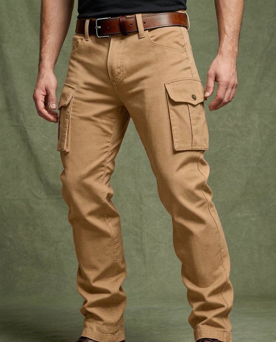 Range Faux Leather Cargo Pants