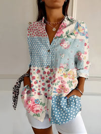 Avril™ | Chic Blouse with Whimsical Prints