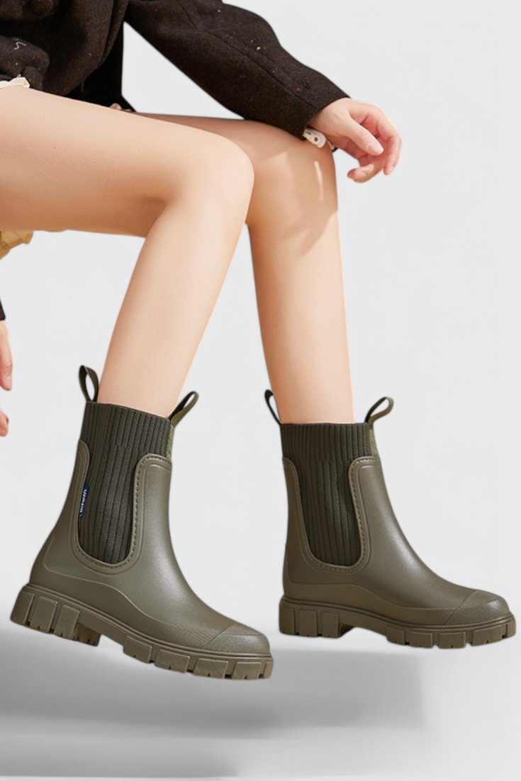 Rosabel™ | Chunky Chelsea Rain Boots