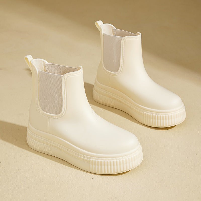 Clementine™ | Platform Chelsea Rain Boots