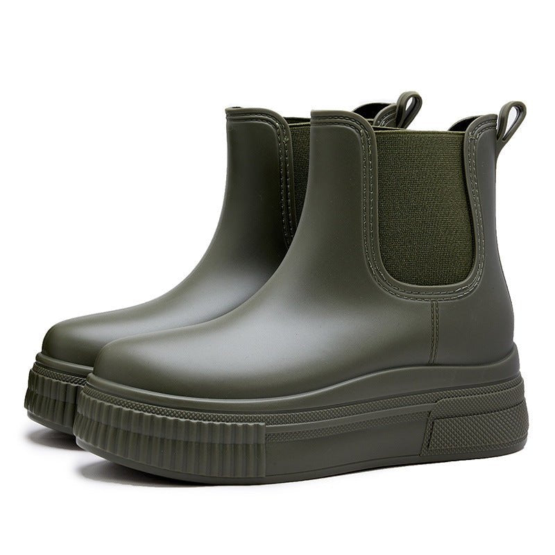 Clementine™ | Platform Chelsea Rain Boots