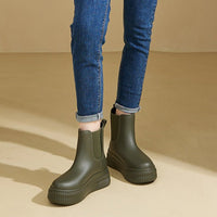 Clementine™ | Platform Chelsea Rain Boots