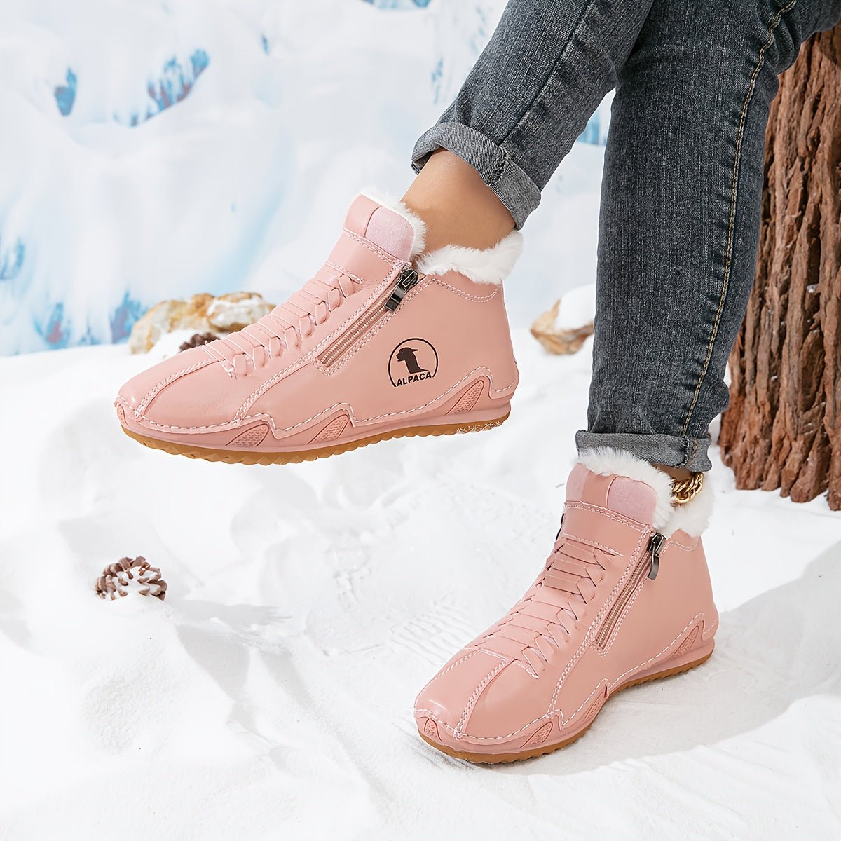 Coraline™ | Fur-Lined Winter Ankle Boots