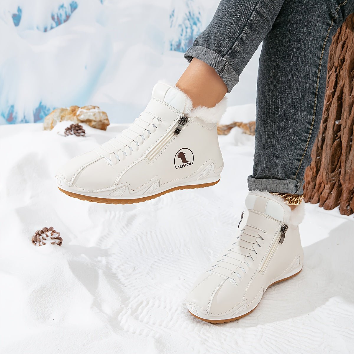 Coraline™ | Fur-Lined Winter Ankle Boots