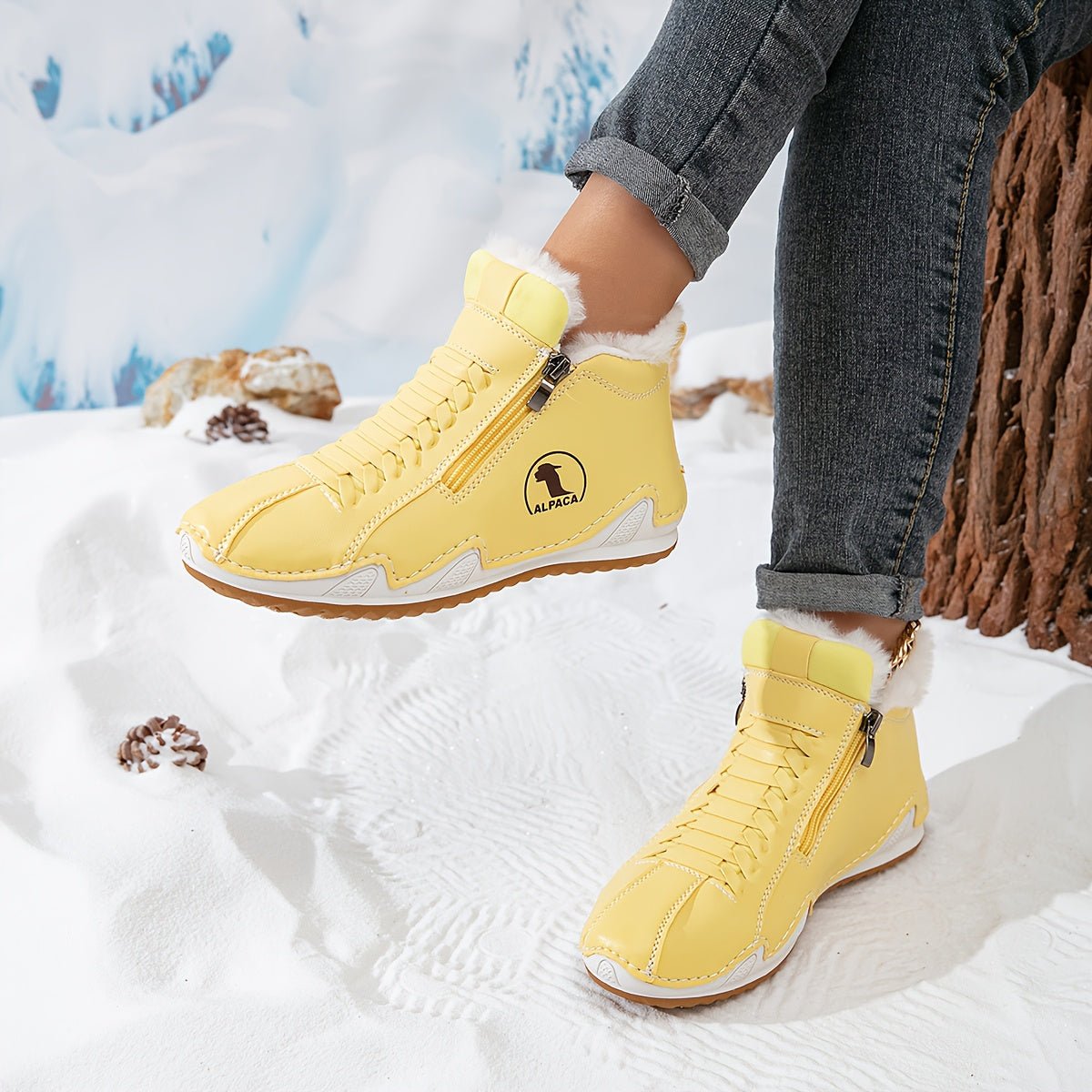 Coraline™ | Fur-Lined Winter Ankle Boots