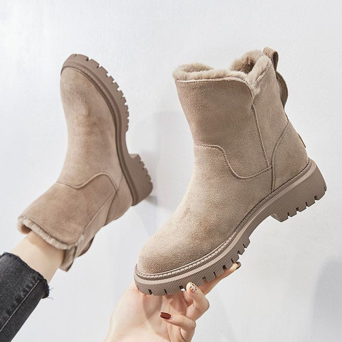 Wren™ | Fur-Lined Slip-On Winter Boots