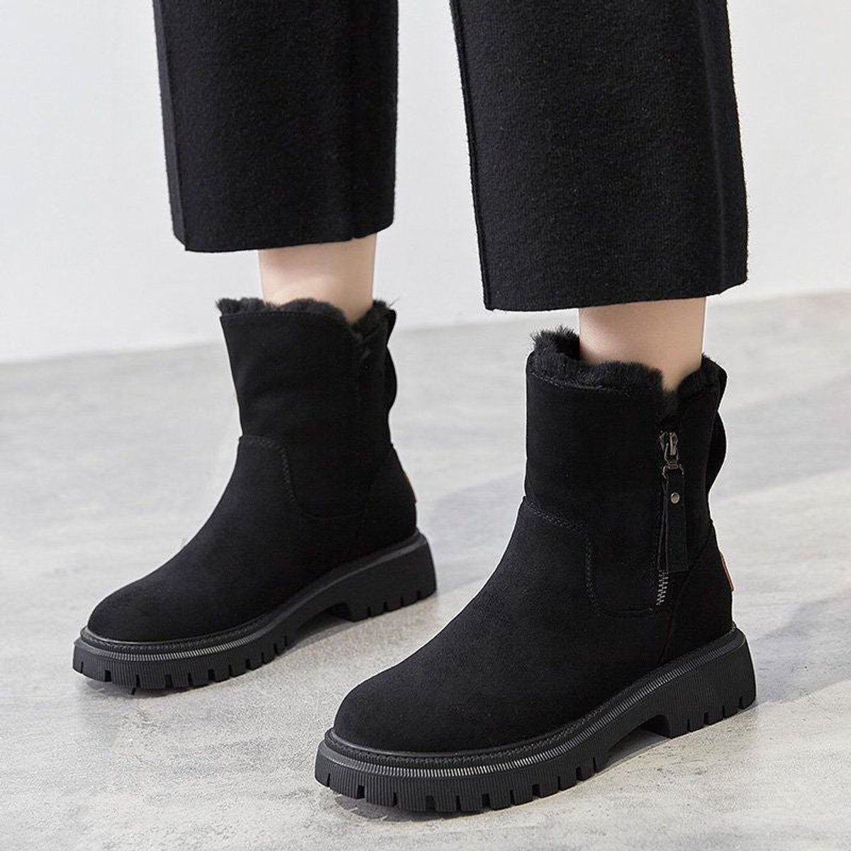 Wren™ | Fur-Lined Slip-On Winter Boots