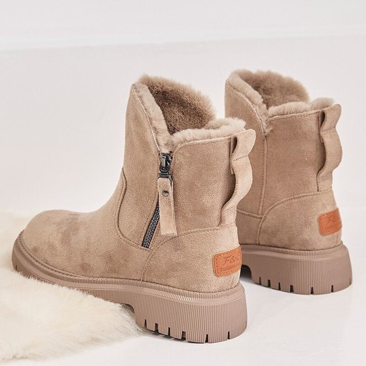 Wren™ | Fur-Lined Slip-On Winter Boots